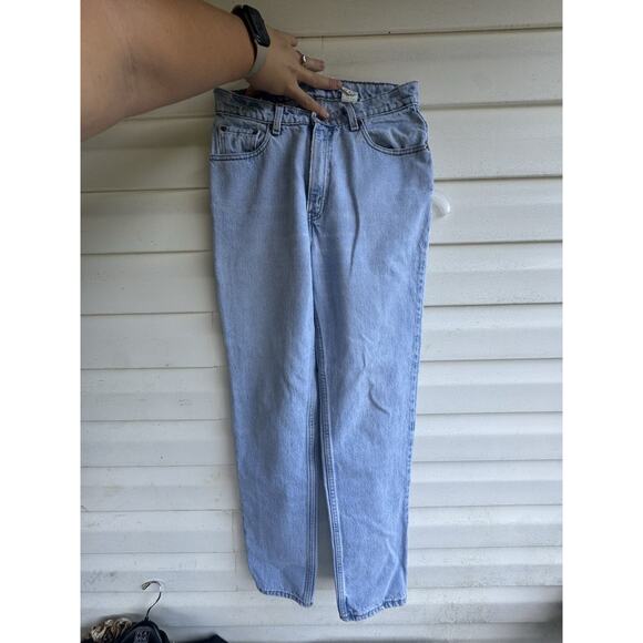 Vintage Levi’s 512 Slim Fit Straight Leg Jeans Size 10 L USA Mom Jeans #1 Light - Picture 1 of 13